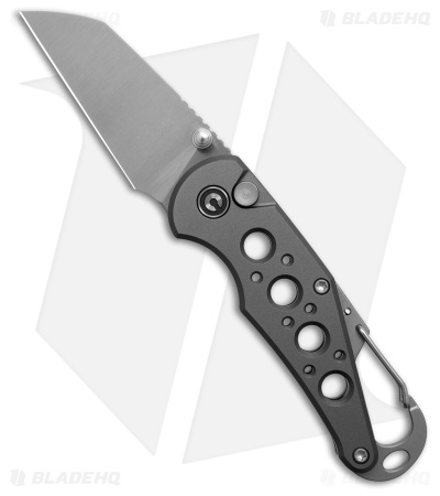 CIVIVI Pragma Button Lock Knife Gray Aluminum (2.2" Satin)