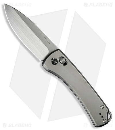 WE Knife Co. Nightblade Crossbar Lock Knife Polished/BB Titanium (2.9" Satin)