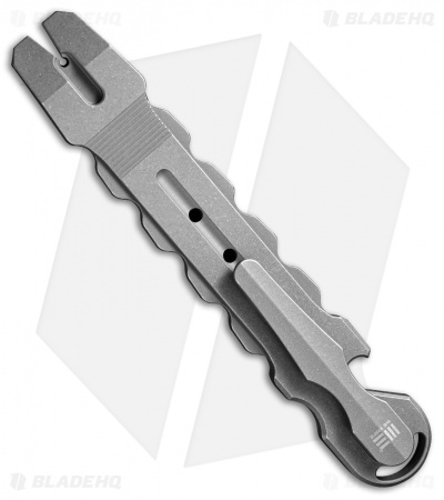 WE Knife Co. Gesila Titanium Prybar Tool - Gray Stonewash