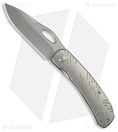 WE Knife Co. Inmate Frame Lock Knife 'Raindrops' Titanium (3.7
