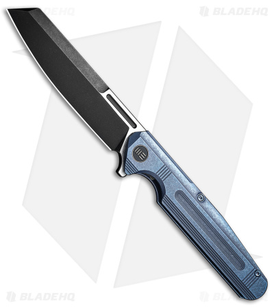 WE Knife Co. Reiver Frame Lock Knife Blue Titanium (3.97" BSW) WE16020-4