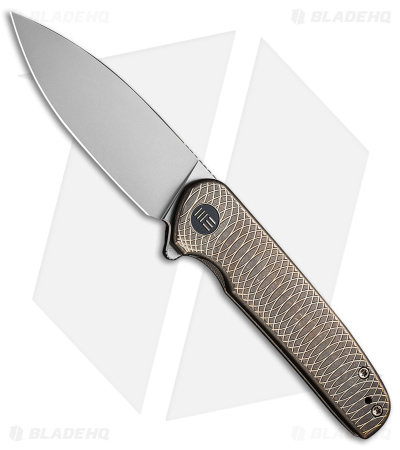 WE Knife Co. Shakan Frame Lock Knife Bronze/Gold Titanium (2.97" BB) WE20052C-2
