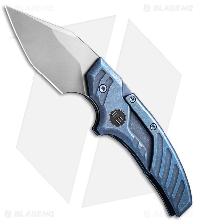 WE Knife Co. Typhoeus Fixed Blade Knife Blue Titanium (2.27" BB) WE21036B-3