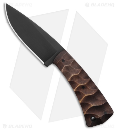 Winkler Knives Forest Edge Fixed Blade Knife Sculpted  Maple (3.75" Black)