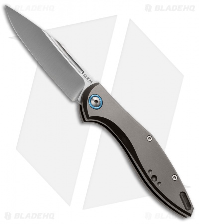 MKM Burnley Fara Slip Joint Folding Knife Titanium (3" Satin MY01-T