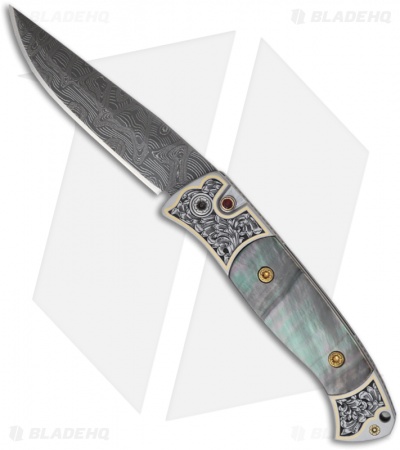 Pro-Tech Brend 2 Small Auto Ultimate Custom Knife Gold Lip Pearl (2.9
