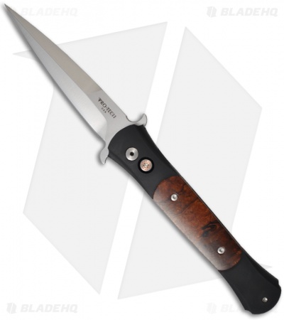 Pro-Tech Large Don Automatic Knife Desert Ironwood (4.5" Satin) 1906-DIW