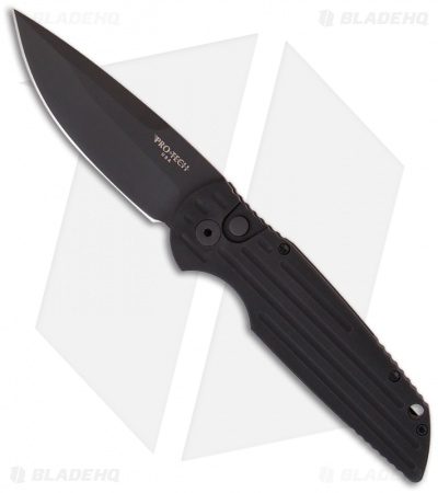 Pro-Tech TR-3 SWAT Tactical Response Automatic Knife Black Aluminum (3.5" Black)