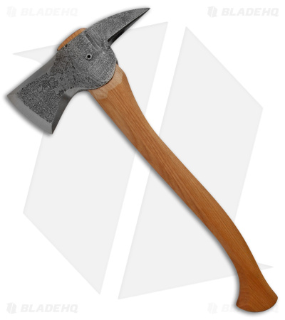 Hoffman Blacksmithing Fireman's Hatchet Hickory Wood (9.8" 4142)