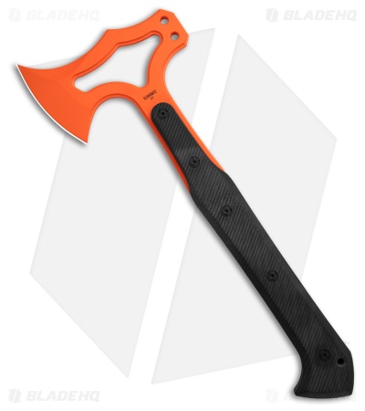 Hogue Knives EX-T01 Tomahawk Axe Black G-10  (Orange)